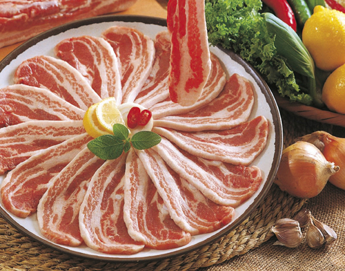 한돈 삼겹살 100g(냉장)