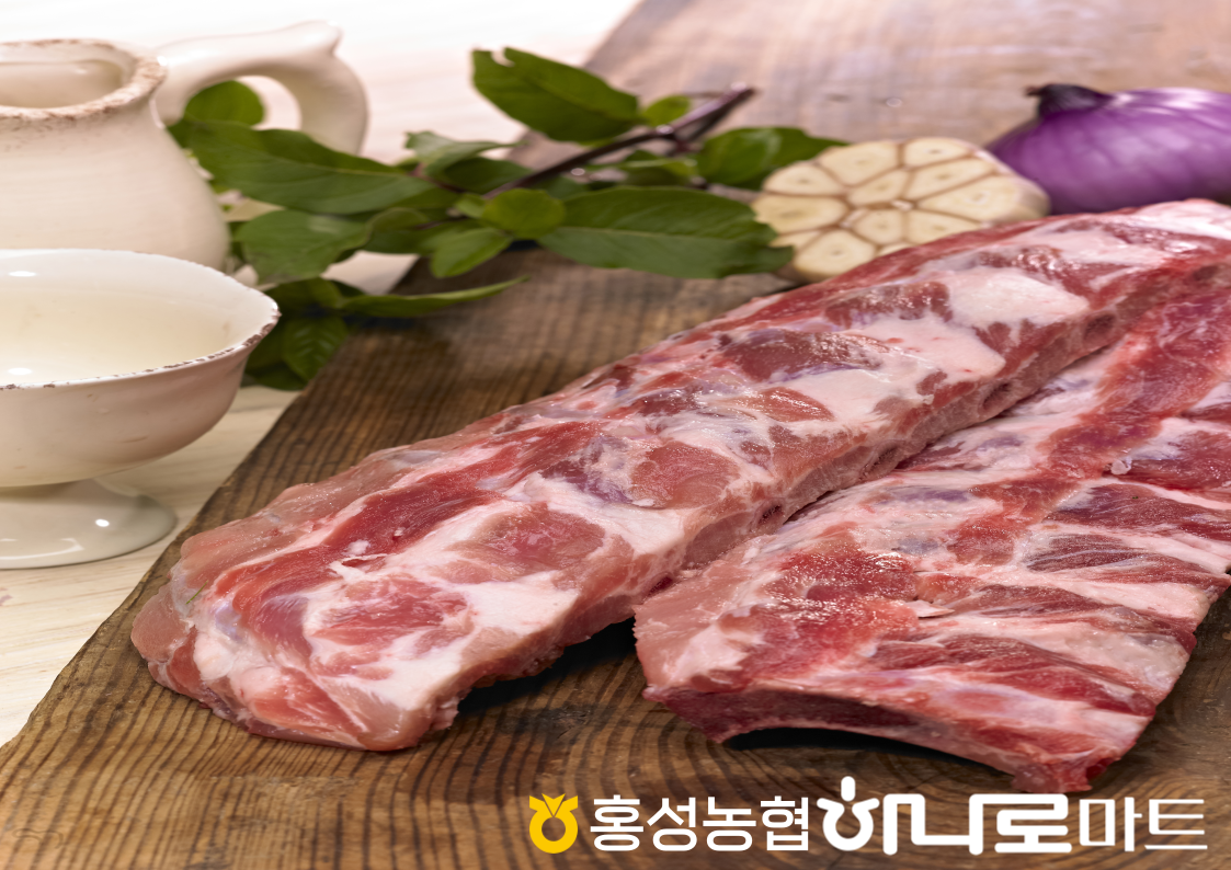 한돈 등갈비 100g