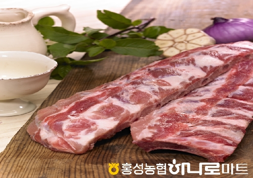 한돈 등갈비 100g